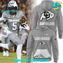 Colorado Buffaloes NCAA 2024 Grey Hoodie, Pants, Cap