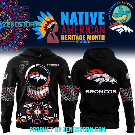 Denver Broncos 2024 Native American Heritage Month Hoodie