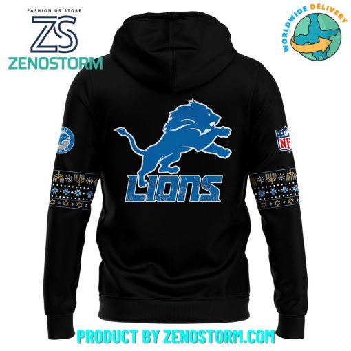 Detroit Lions 2024 Hanukkah Holliday Premium Hoodie