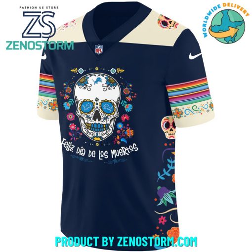 Detroit Lions 2024 NFL Dia De Los Muertos Premium Football Jersey