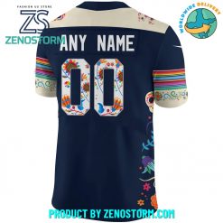 Detroit Lions 2024 NFL Dia De Los Muertos Premium Football Jersey