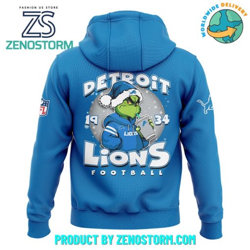 Detroit Lions Grinch Christmas Hoodie