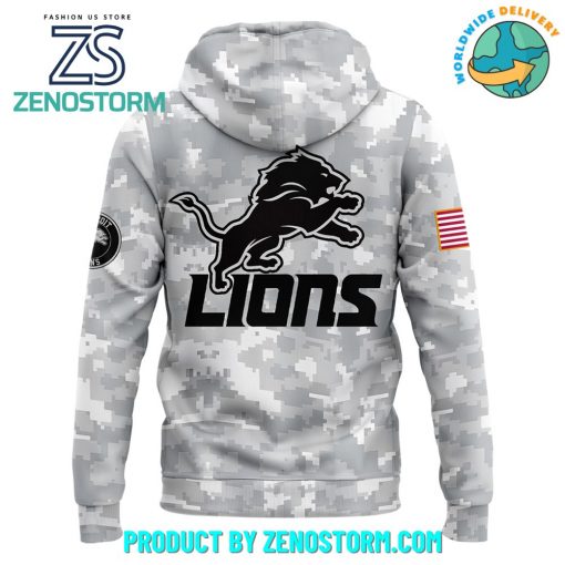 Detroit Lions Nike Arctic Camo 2024 Salute to Service Hoodie, Pants, Cap