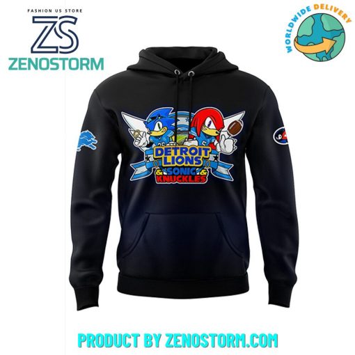 Detroit Lions x Sonic And Knuckles Hoodie, Pants, Cap