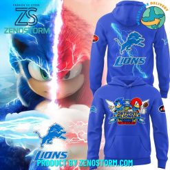 Detroit Lions x Sonic And Knuckles Trending Hoodie