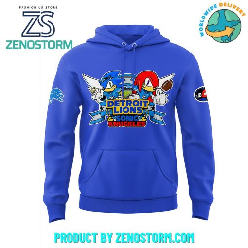 Detroit Lions x Sonic And Knuckles Trending Hoodie