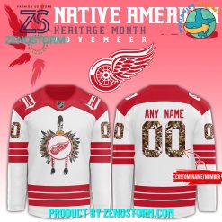 Detroit Red Wings 2024 NHL Native American Heritage Month Hockey Jersey