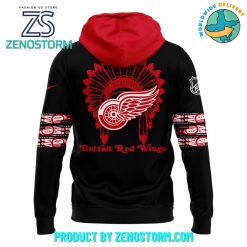 Detroit Red Wings 2024 NHL Native American Heritage Month Hoodie