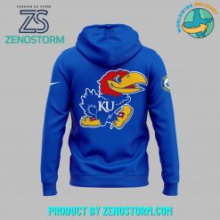 Devin Neal Kansas Jayhawks Blue Football Rushing Record Hoodie