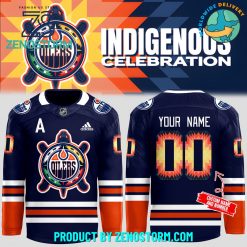 Edmonton Oilers x Indigenous Celebration 2024 Hockey Jersey