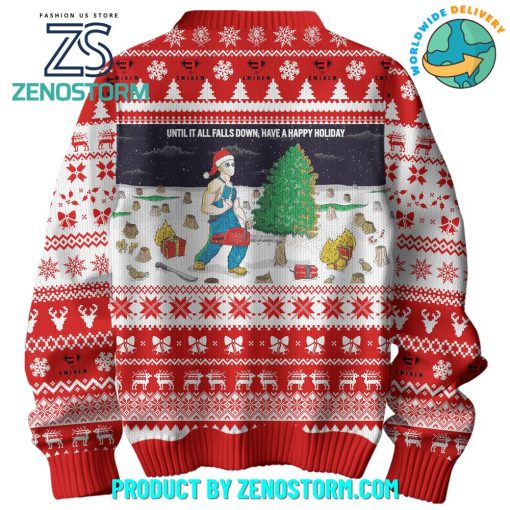 Eminem Merry Christmas 2024 Ugly Sweater