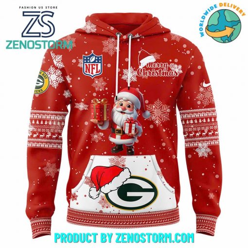 Green Bay Packers 2024 Merry Christmas Premium Hoodie