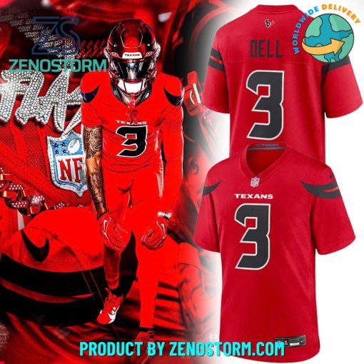 Houston Texans Battle Red Game New Football Jersey 2024