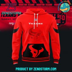 Houston Texans NFL 2024 Battle Red Limited Hoodie