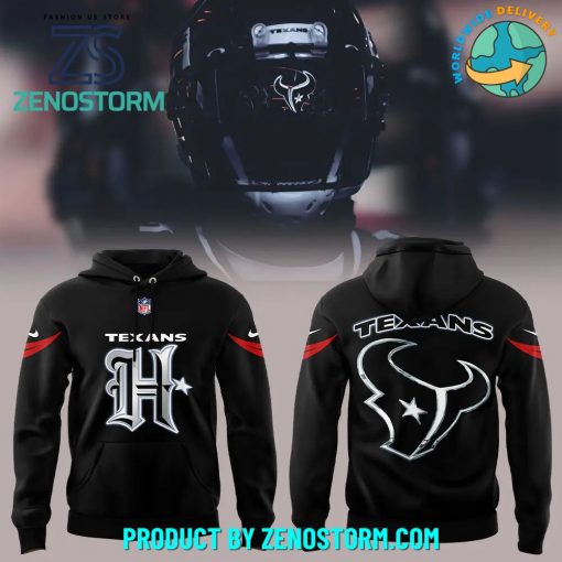 Houston Texans NFL Uniform Battle Black Hoodie, Pants, Cap