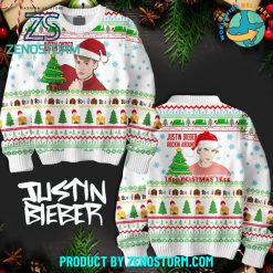 Justin Bieber The Christmas Tree 2024 Ugly Sweater