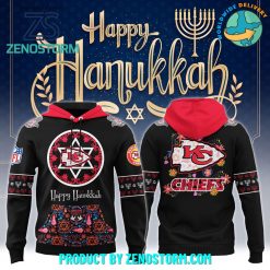 Kansas City Chiefs NFL Happy Hanukkah Holiday New Hoodie