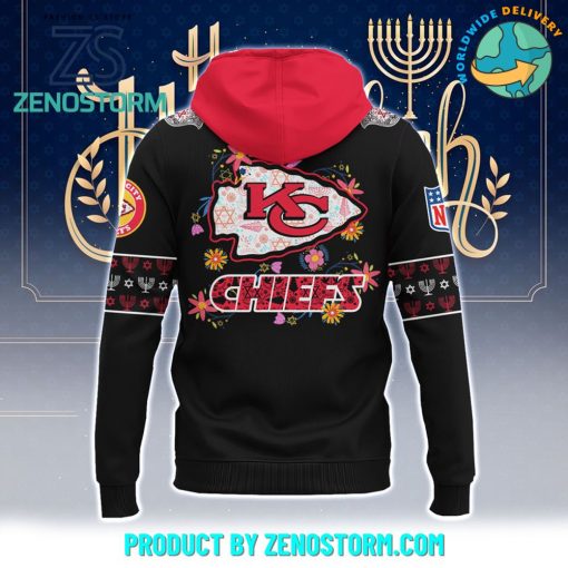 Kansas City Chiefs NFL Happy Hanukkah Holiday New Hoodie