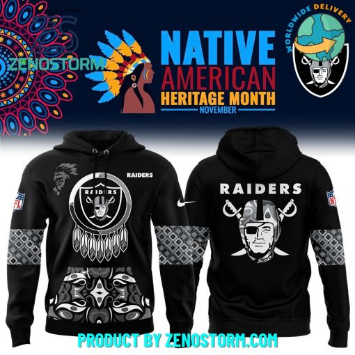 Las Vegas Raiders 2024 Native American Heritage Month Hoodie