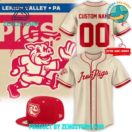 Lehigh Valley IronPigs 50s-style Special Baseball Jersey