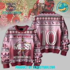 Lionel Messi We Wish You A Messi Christmas Ugly Sweater