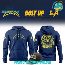 Los Angeles Chargers Football Bolt Up Hoodie, Cap