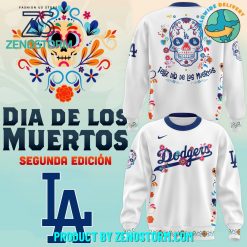 Los Angeles Dodgers 2024 MLB Dia De Los Muertos Premium Sweatshirt