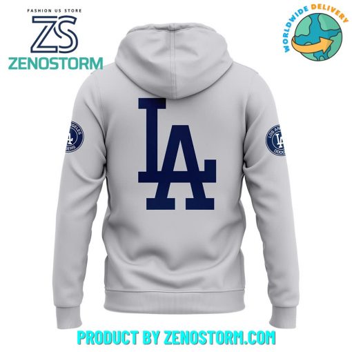 Los Angeles Dodgers 2024 World Series Champions Gray Hoodie