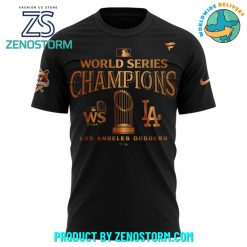 Los Angeles Dodgers Fanatics Black 2024 World Series Champions Shirt