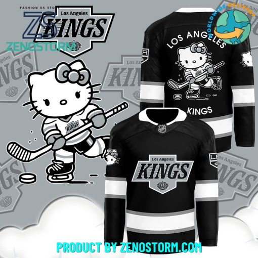 Los Angeles Kings x Hello Kitty 50th Anniversary Hockey Jersey