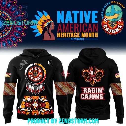 Louisiana Ragin’ Cajuns Football 2024 Native American Heritage Month Hoodie