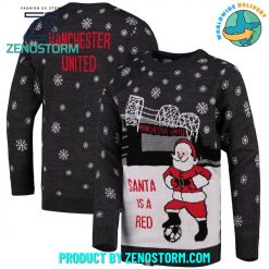 Manchester United Santa Is A Red Ugly Christmas Sweater