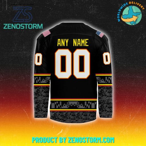 Maryland Black Bears x 2024 Veterans Day Hockey Jersey