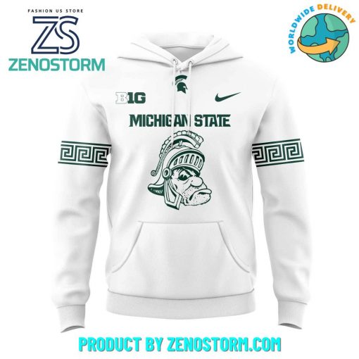 Michigan State Football Uniform Icy Whites x Gruff Hoodie, Pants, Cap