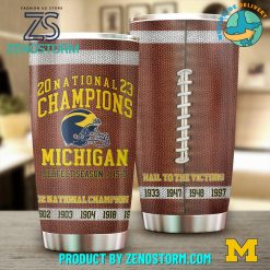 Michigan Wolverines Champions Perfect Season Tumbler