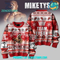 Mike Tyson Everyone Has A Plan Ugly Christmas Sweater