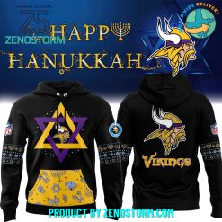 Minnesota Vikings 2024 Hanukkah Holliday Premium Hoodie