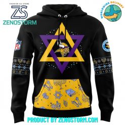 Minnesota Vikings 2024 Hanukkah Holliday Premium Hoodie