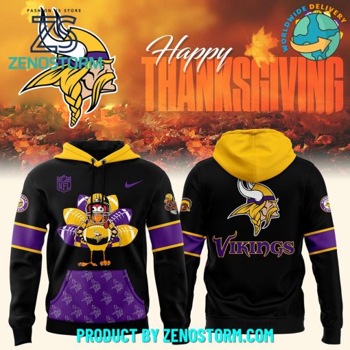 Minnesota Vikings 2024 Thanksgiving Premium Hoodie