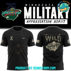 Minnesota Wild 2024 Military Appreciation Night Shirt