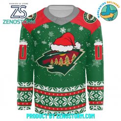 Minnesota Wild NHL 2024 Christmas Customized Hockey Jersey