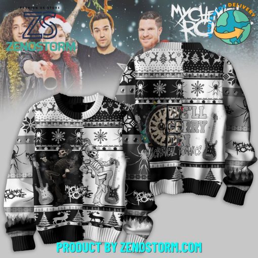 My Chemical Romance Rock Band 2024 Ugly Christmas Sweater