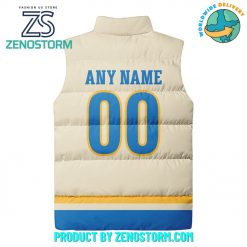 NHL St Louis Blues Personalized 2025 Sleeveless Puffer Down Vest