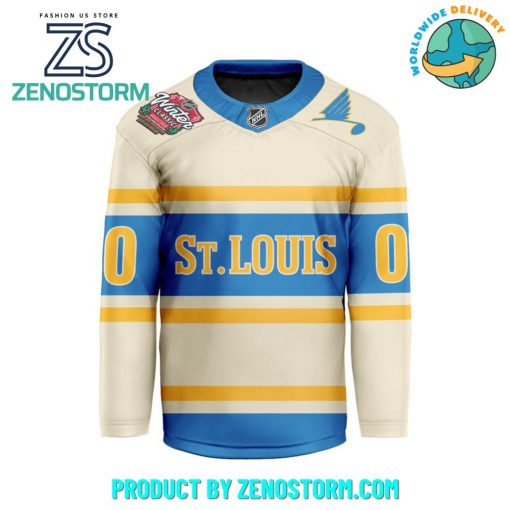 NHL St. Louis Blues Personalized 2025 Winter Classic Hockey Jersey