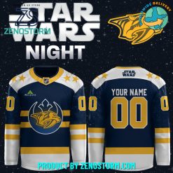 Nashville Predators x Star Wars Personalized Hockey Jersey