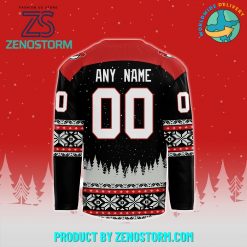 New Jersey Devils NHL 2024 Christmas Customized Hockey Jersey