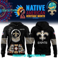 New Orleans Saints 2024 NFL Native American Heritage Month Hoodie