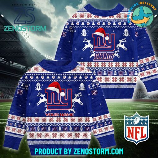 New York Giants 2024 Christmas Ugly Sweater