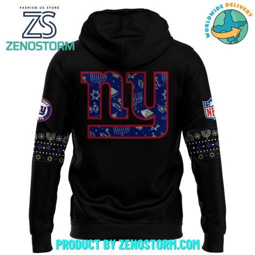 New York Giants 2024 Hanukkah Holliday Premium Hoodie