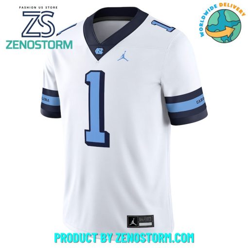 North Carolina Tar Heels 2024 White Alternate Game Football Jersey